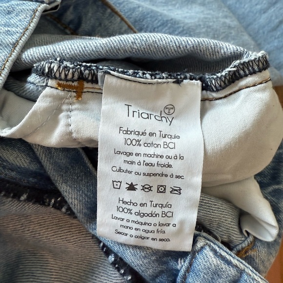 TRIARCHY Gaucho Indigo Wide Leg Jean - Picture 11 of 12